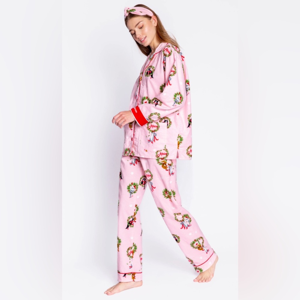 PJ Salvage Holiday Flannel Set